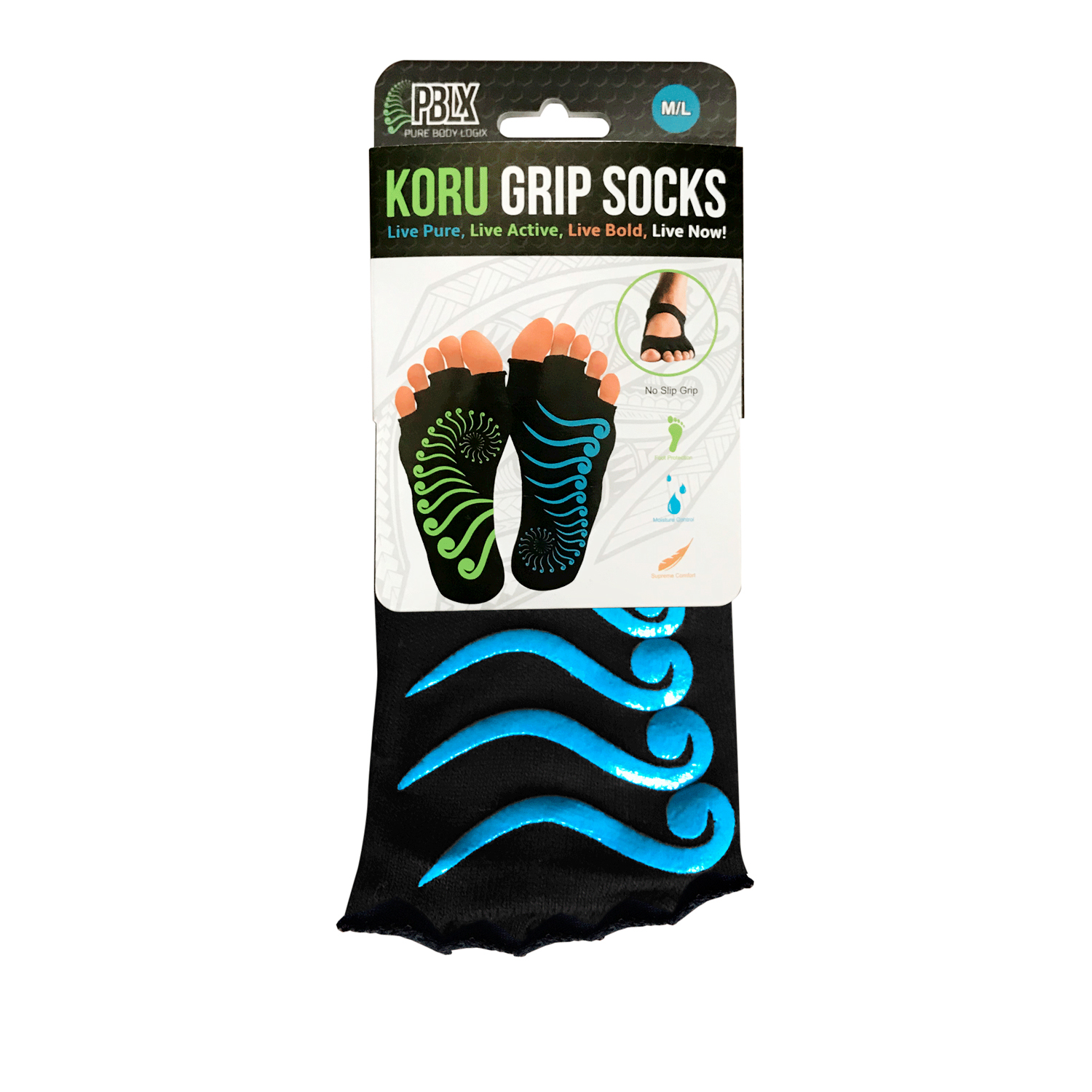 KORU Grip Socks Toeless - Pure Body Logix